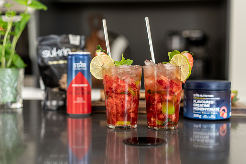 Resepti: Fitness Strawberry Mojito Resepti: Fitness Strawberry Mojito